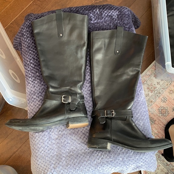 Pegaboo Black Leather Riding Boot - Picture 5 of 13